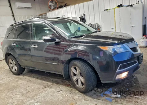2011 Acura Mdx Technology z USA, uszkodzony, nr VIN 2HNYD2H62BH531284